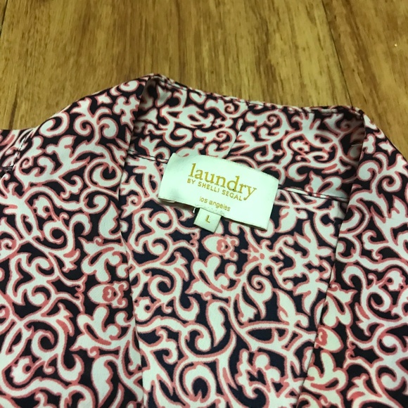 Laundry by Shelli Segal Red White & Navy Blue Tank - Picture 4 of 5